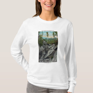 Hänrycka beskådar av en forntida is- klyfta tee shirt