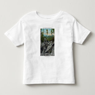 Hänrycka beskådar av en forntida is- klyfta tee shirt