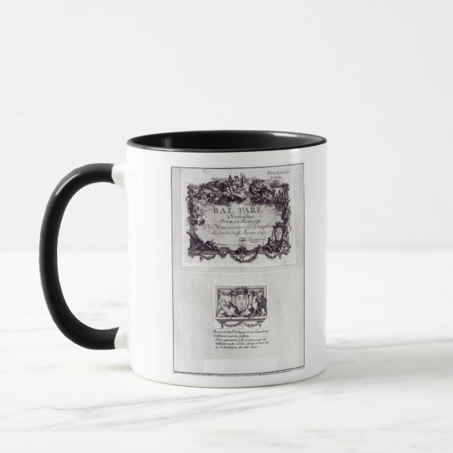 Hänrycka biljetten för bollen i Versailles Mugg (Vänster)