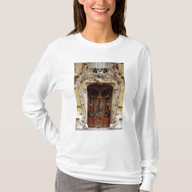 Hänrycka dörren till lägenheterna t-shirt (Framsida)