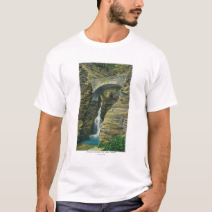 Hänrycka kaskaden, och vaktposten överbryggar t shirt