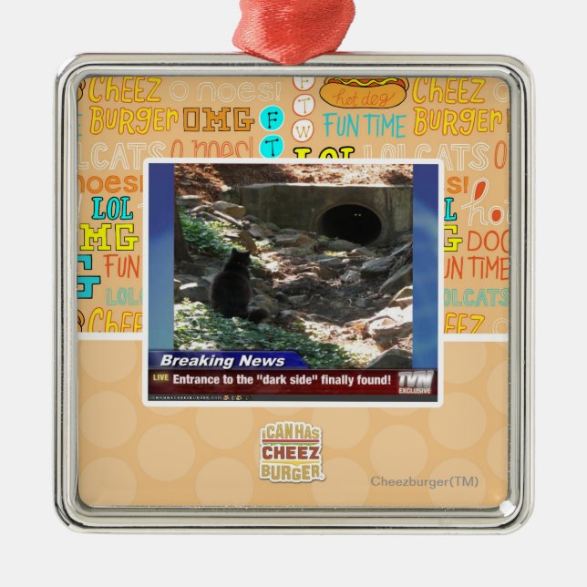 Hänrycka till den mörka sidan julgransprydnad metall (Framsidan)