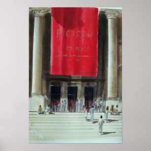 Hänrycka till det storstads- museet New York Poster