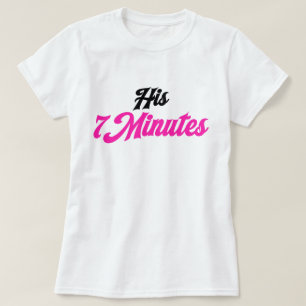 Hans 7 minuter söta matchande par Kvinnor T Shirt