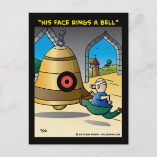 "Hans Ansikte Ringar A Bell" Vykort