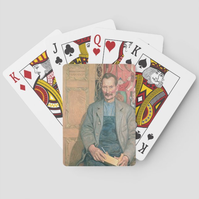 Hans Arnbom, Carpenter Spel Kort (Baksidan)