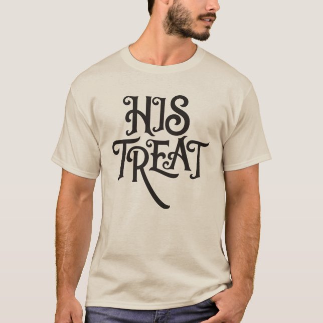 Hans Betala T-Shirt – Rolig Grafisk Tee för Par (Framsida)