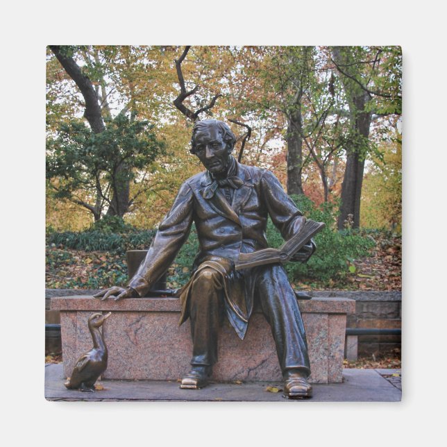 Hans Christian Andersen, Central Park, NYC Magnet (Framsidan)