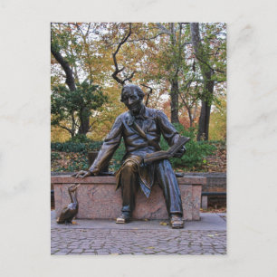 Hans Christian Andersen, Central Park, NYC Vykort