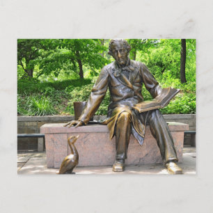 Hans Christian Andersen i Centralparken Vykort