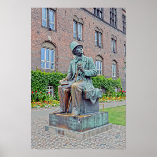 Hans Christian Andersen Statue, Köpenhamn Poster