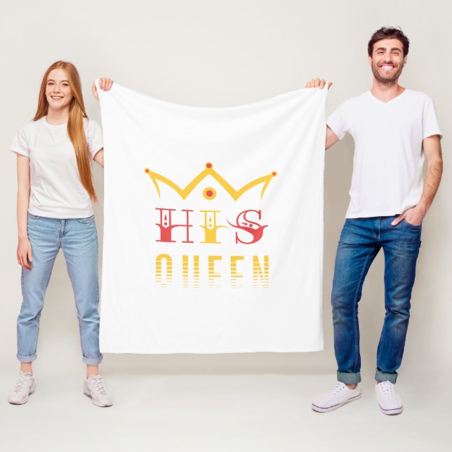 Hans drottning fleecefilt (På plats)