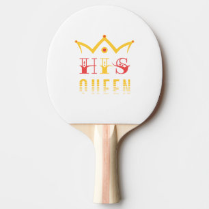Hans drottning pingisracket