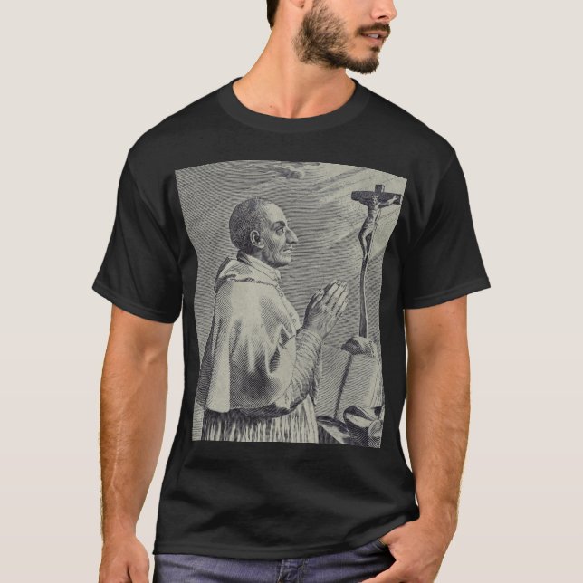 Hans Eminence Saint Charles Borromeo T Shirt (Framsida)