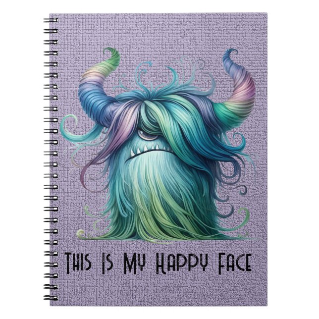 Hans - Enögd monster - Anpassningsbar Spiral bärba Anteckningsbok (Framsidan)