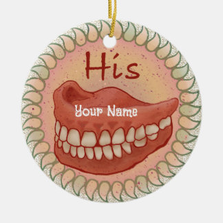 Hans False Teeth Julgransprydnad Keramik