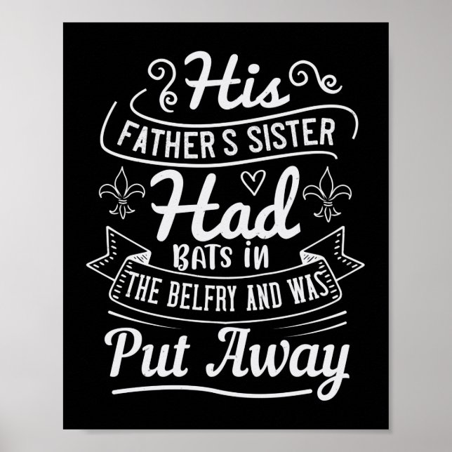 Hans Far Sister hade Fladdermöss i Belfry och var Poster (Framsidan)