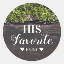 Hans favorit - Rustic Wedding Favor