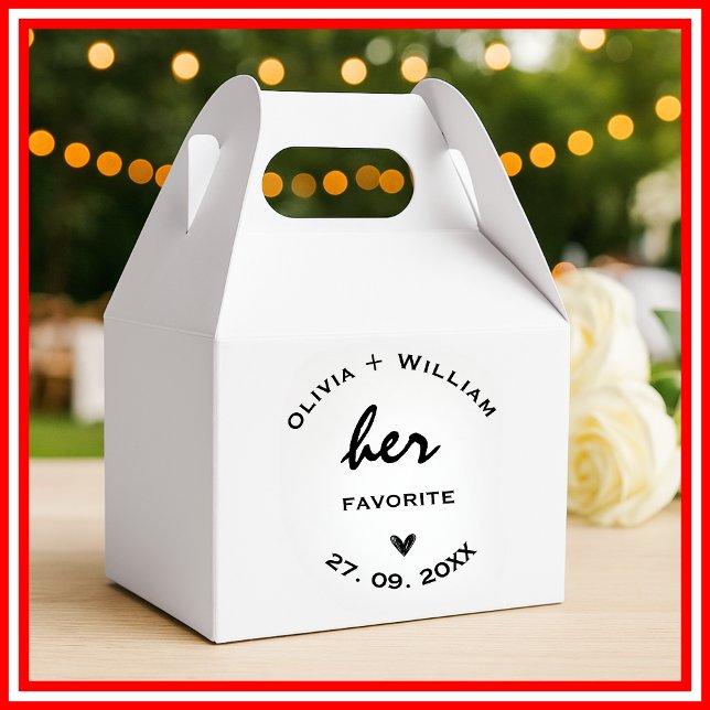 Hans favoritbröllop är för hjärtat presentaskar (Skapare uppladdad)