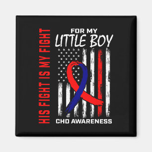 Hans Fight Little Boy Son Chd Awareness American F Magnet