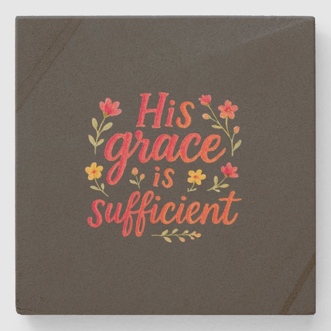 Hans Grace är tillräcklig Stenunderlägg (Framsidan)