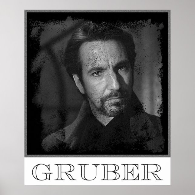 Hans Gruber Poster (Framsidan)