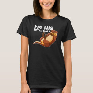 Hans halvår Pun Romantic Couple Valentine Day T Shirt