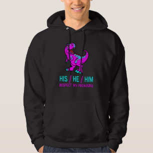 Hans Han Honom Respektera Mina Pronomen Stolthet T Hoodie