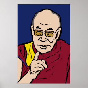 Hans helighet Dalaiet Lama Poster