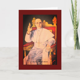 Hans helighet Pope Pius XII - katolska kyrkan Kort