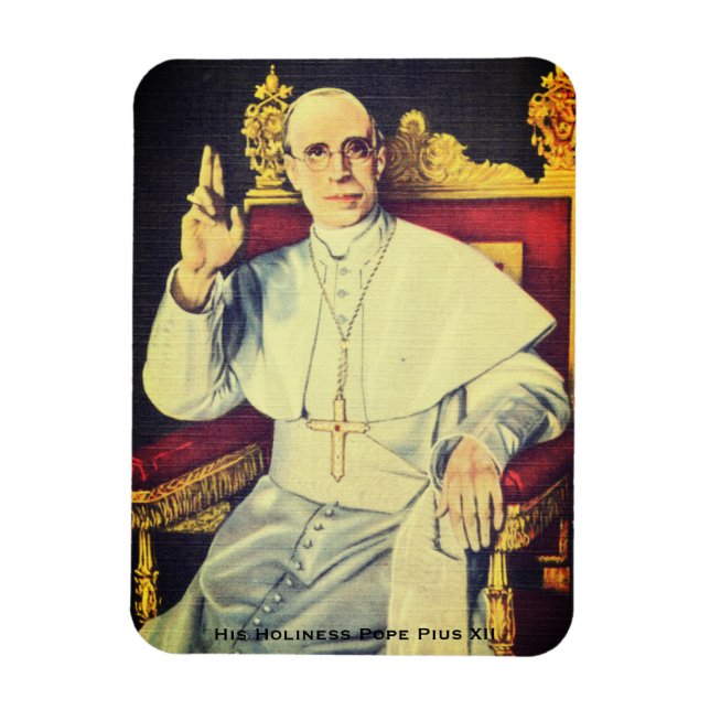 Hans Helighet Pope Pius XII Magnet (Vertikal)