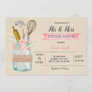 Hans henne duschkort inbjudningar