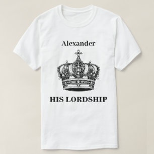 Hans Herrlighet Rolig Humor Personlig T Shirt
