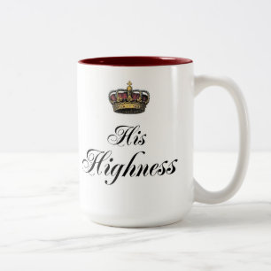 Hans Highness (delen av hans och den hennes Två-Tonad Mugg