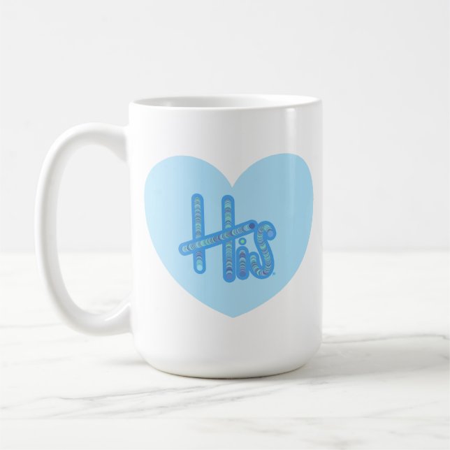 Hans hjärta-mugg kaffemugg (Vänster)
