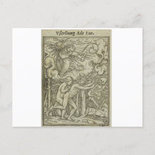 HANS HOLBEIN ADAM & KVÄLL DRIVEN UR PARADISE VYKORT