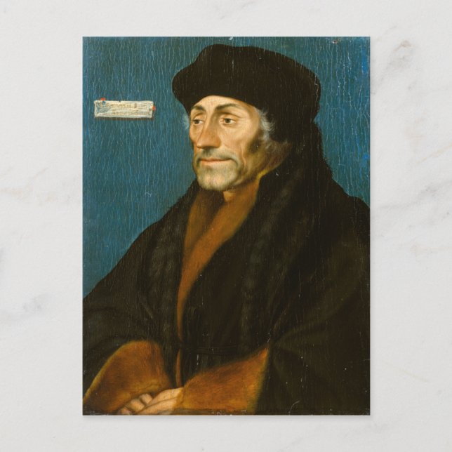 Hans Holbein den yngre Erasmus av Rotterdam Vykort (Framsida)