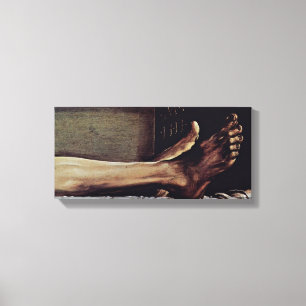 Hans Holbein det mer ung - fot av Kristus Canvastryck