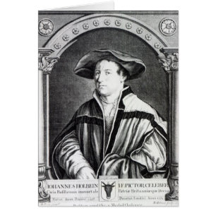 Hans Holbein det mer ung Hälsningskort
