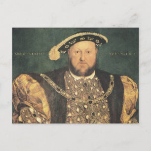 Hans Holbein the Younger Henry VIII Vykort