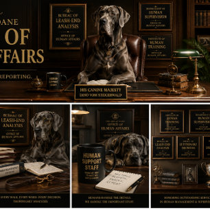 Hans Hundliga Majestät Grand Danes Mugg