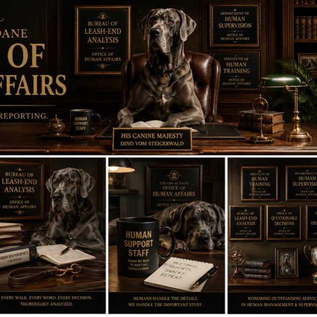 Hans Hundliga Majestät Grand Danes Mugg (Skapare uppladdad)