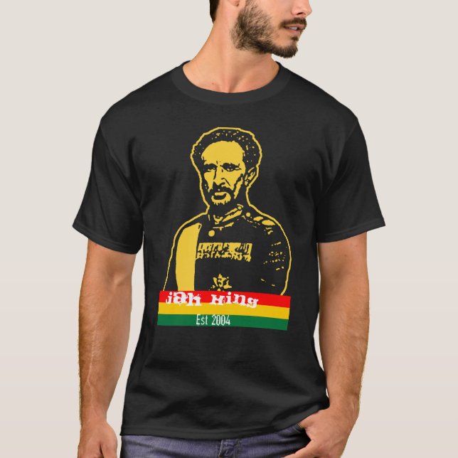 Hans imperialistiska majestät Haile Selassie Tee Shirt (Framsida)