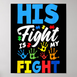 Hans kamp är min kamp Autism Acceptans Poster