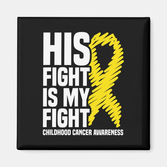 Hans kamp är min kamp band barncancer utmärkelse magnet (Framsidan)
