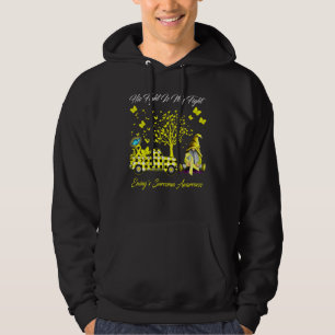 Hans kamp är min kamp Ewings Sarcoma Awaren Hoodie