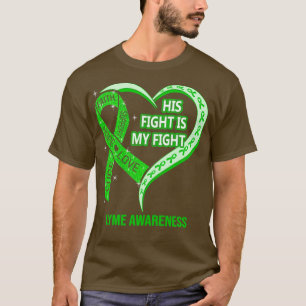 Hans kamp är min kamp "Heart Lyme Awareness" T Shirt