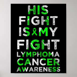 Hans kamp är min kamp lymfom blodcancer medvetenhe poster