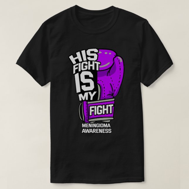 Hans kamp är min kamp Meningioma Meningeal Tumor B T Shirt (Design framsida)
