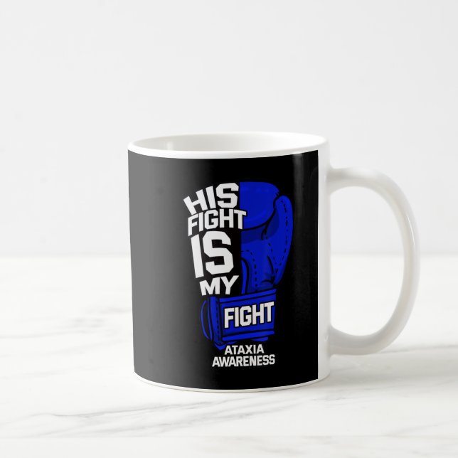 Hans kamp är min kamp mot Ataxi Movement Disorder  Kaffemugg (Höger)